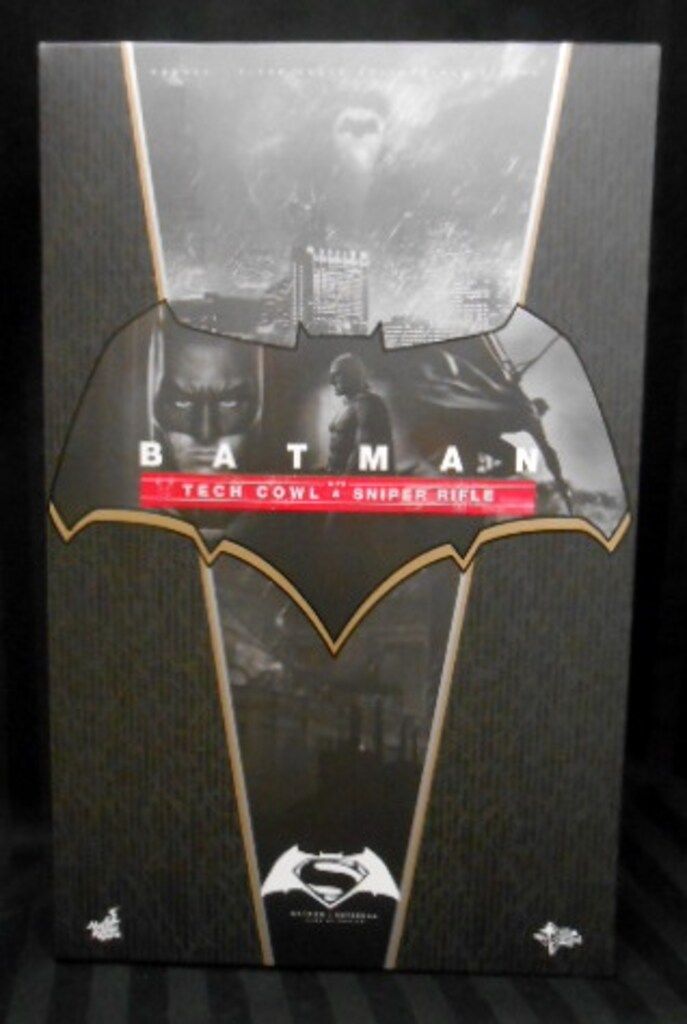 HOTTOYS MOVIE MASTERPIECE BATMAN (BVS) / (TECH COWL & SNIPER RIFLE) MMS342