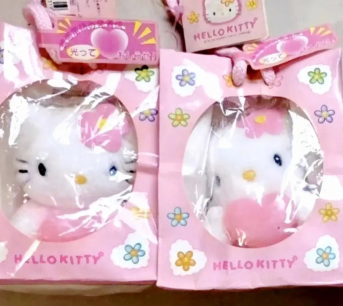 花 ハローキティ カオハナ ハローキティ ぬいぐるみ ハート ハローキティ ライト ハローキティ