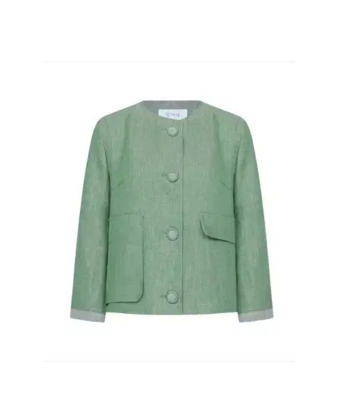 ギビー givy リネン ジャケット 54 サイズ 正規品