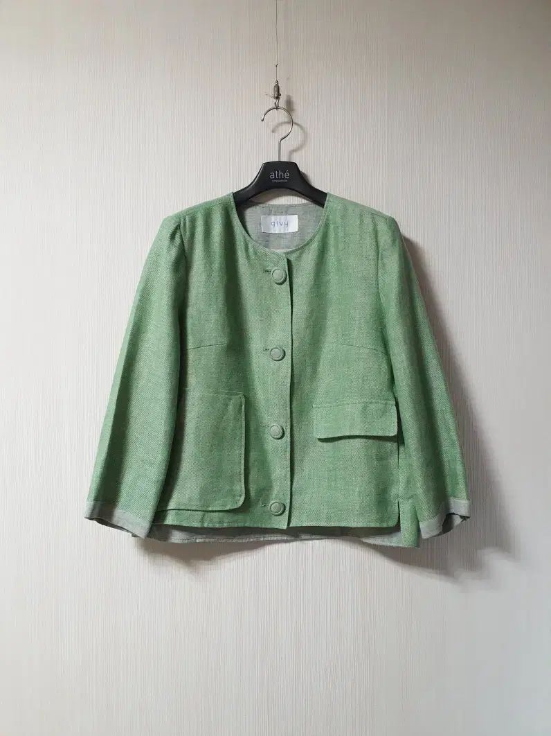 ギビー givy リネン ジャケット 54 サイズ 正規品