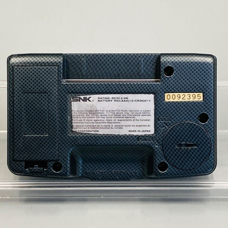ジャンク】SNK ネオジオポケット カラー 本体 カーボンブラック NGPC