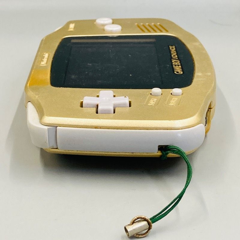 ジャンク】任天堂 GBハード ゲームボーイ アドバンス 本体 ゴールド