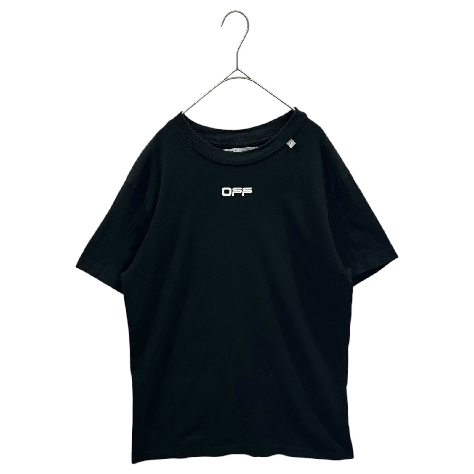 Off-White(オフホワイト) Painting Logo Printed T-Shirt 絵画 ロゴ プリント Tシャツ OMAA027S20185004 M ブラック