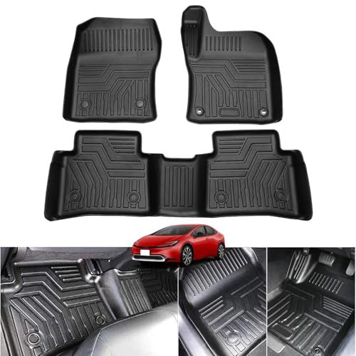 Cartist プリウス 50系 に適用 フロアマット カーマット 3Dフロアマット セカンドマット PRIUS50 2015-2023 立体防水 滑り防止 耐汚れ TPE素材 カスタムパーツ 車種専用設計 取付簡単 保護パーツ カー用品 3PCSセットkk