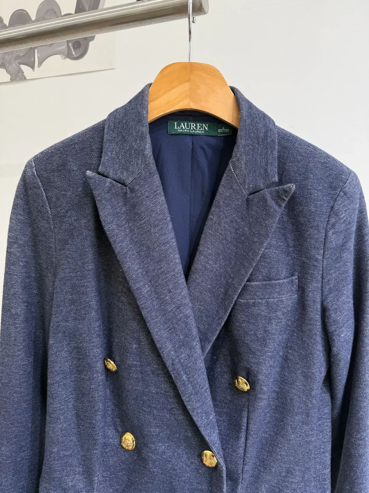 LAUREN RALPH LAUREN ピークドカラー ダブルジャケット