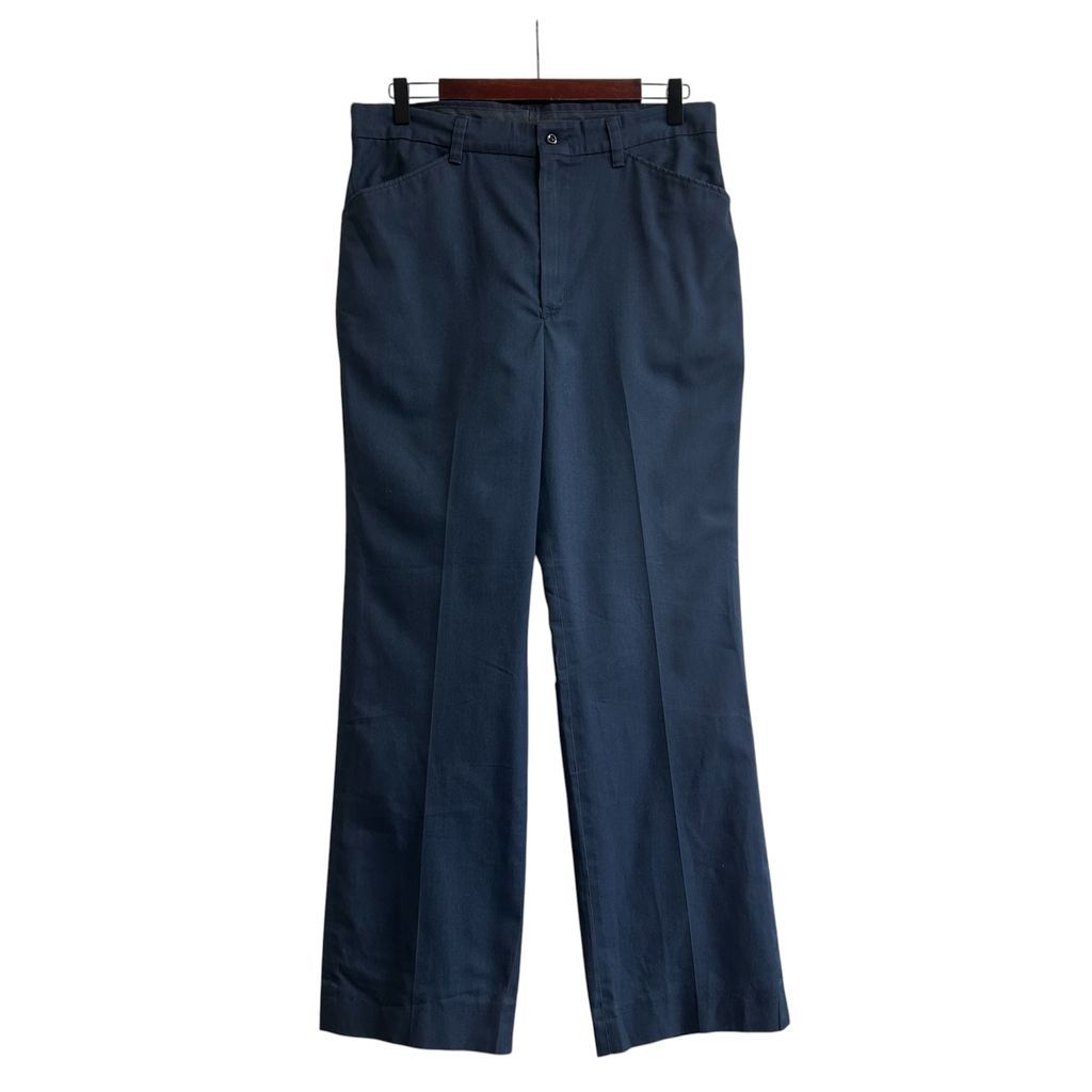 80s~ USA製 RED CAP レッドキャップ フリスコパンツ ネイビー NO.T541