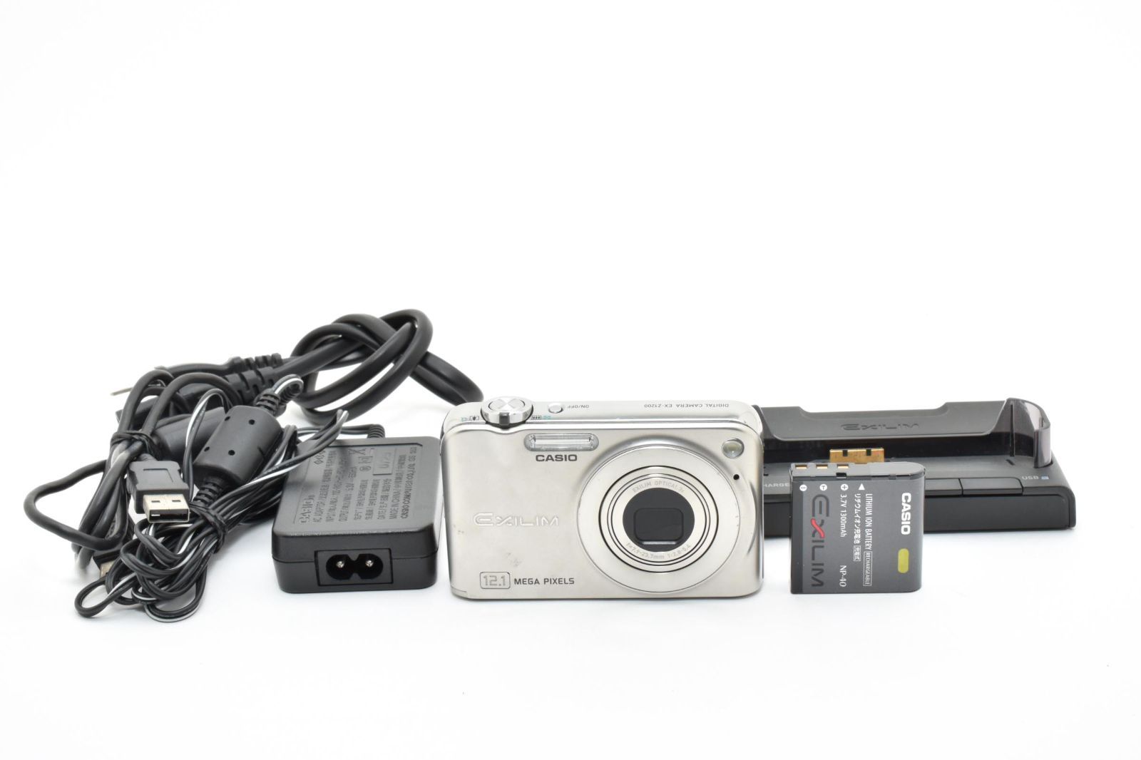 ★良品★ カシオ CASIO EX-Z1200 シルバー コンデジ #BE007/0660 ★