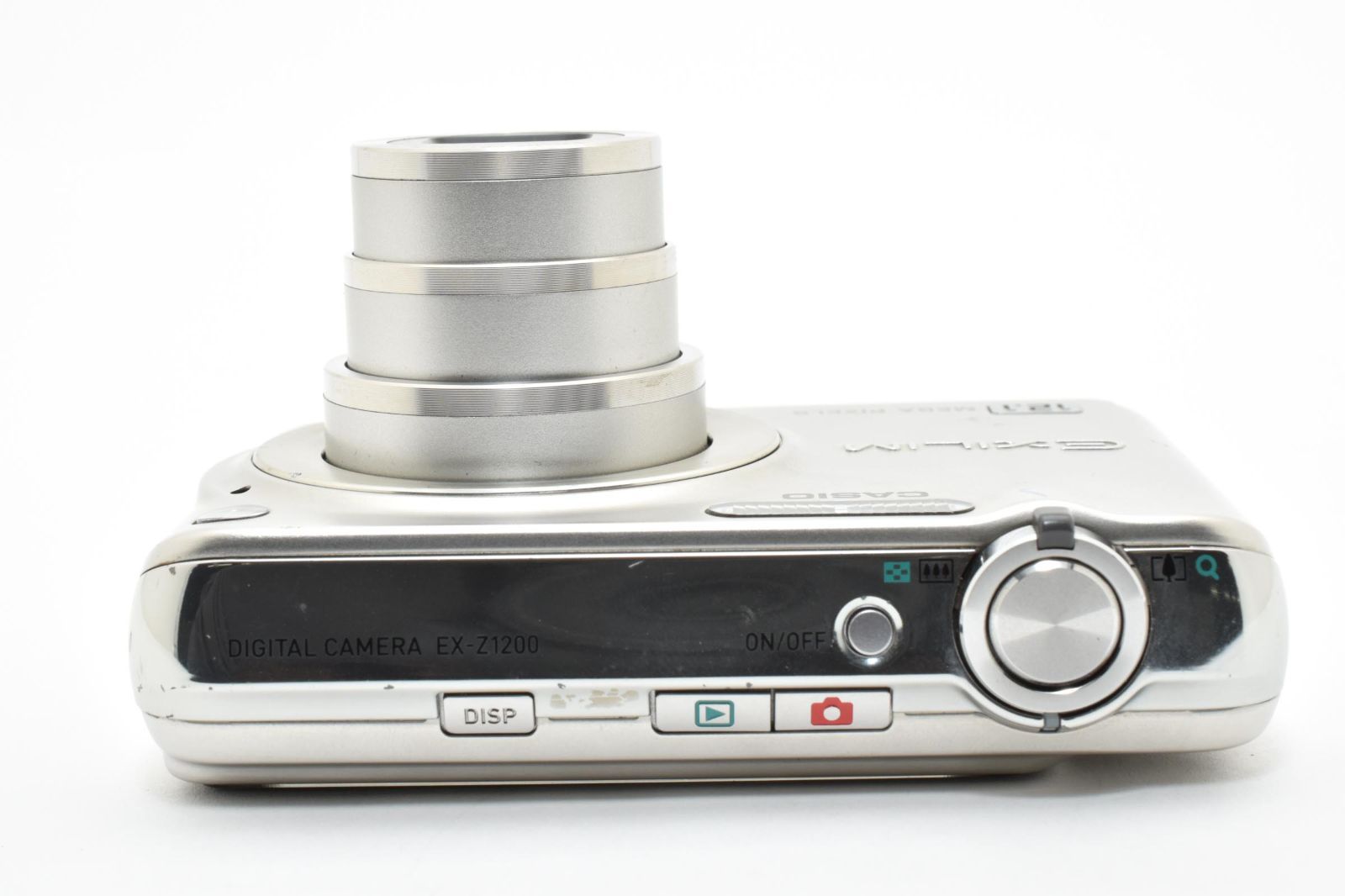 ☆良品☆ カシオ CASIO EX-Z1200 シルバー コンデジ #BE007/0660