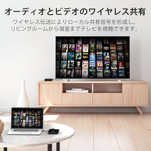 【日本技適認証取得】ワイヤレスHDMI送信機と受信機、BEQOOL 【4K/5Ghz/30M安定転送距離】エクステンション、ノートパソコン、ホームシアター、会議、などのHDTVプロジェクター HDMI延長器 エクステンダー (技適認証番号：R 5814ac8d