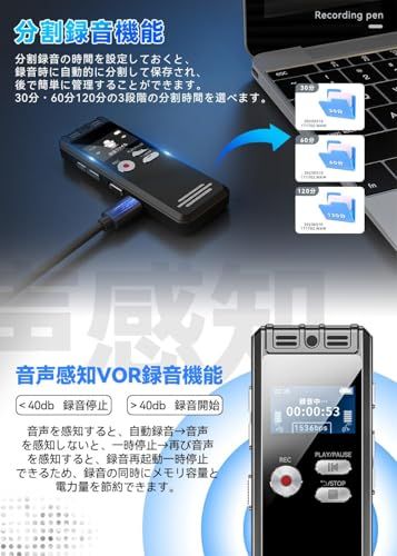 ottosvo ボイスレコーダー 【革新デザイン ライン入力録音 3.5mm外付けマイク付属】 ICレコーダー 小型 32GB大容量 1536kbps 最大115時間連続使用 OTG対応 録音機 通話録音対応 A-Bリピート と巻き戻し VO 2d7b9b82 ottosvo ボイスレコーダー 【革新デザイン ライン入力録音 3.5mm外付けマイク付属】 ICレコーダー 小型 32GB大容量 1536kbps 最大115時間連続使用 OTG対応 録音機 通話録音対応 A-Bリピート と巻き戻し VO 2d7b9b82