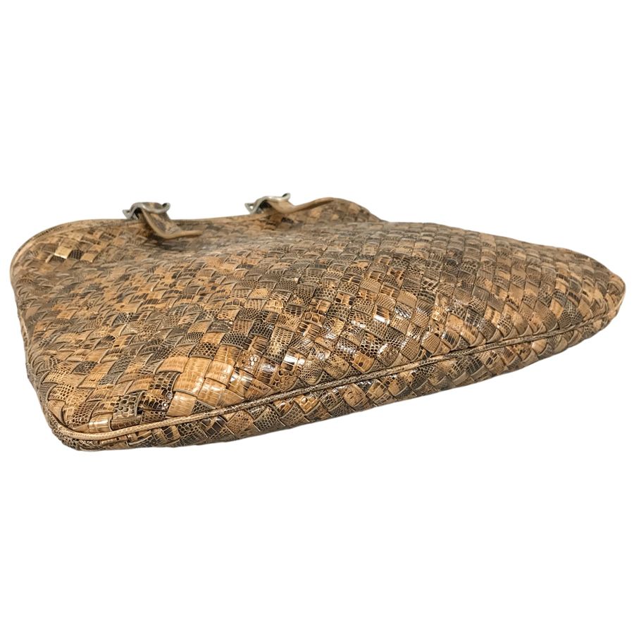 ボッテガヴェネタ BOTTEGA VENETA イントレチャート 水蛇 パイソン トートバッグ sh【中古】 ボッテガヴェネタ BOTTEGA VENETA イントレチャート 水蛇 パイソン トートバッグ sh【中古】