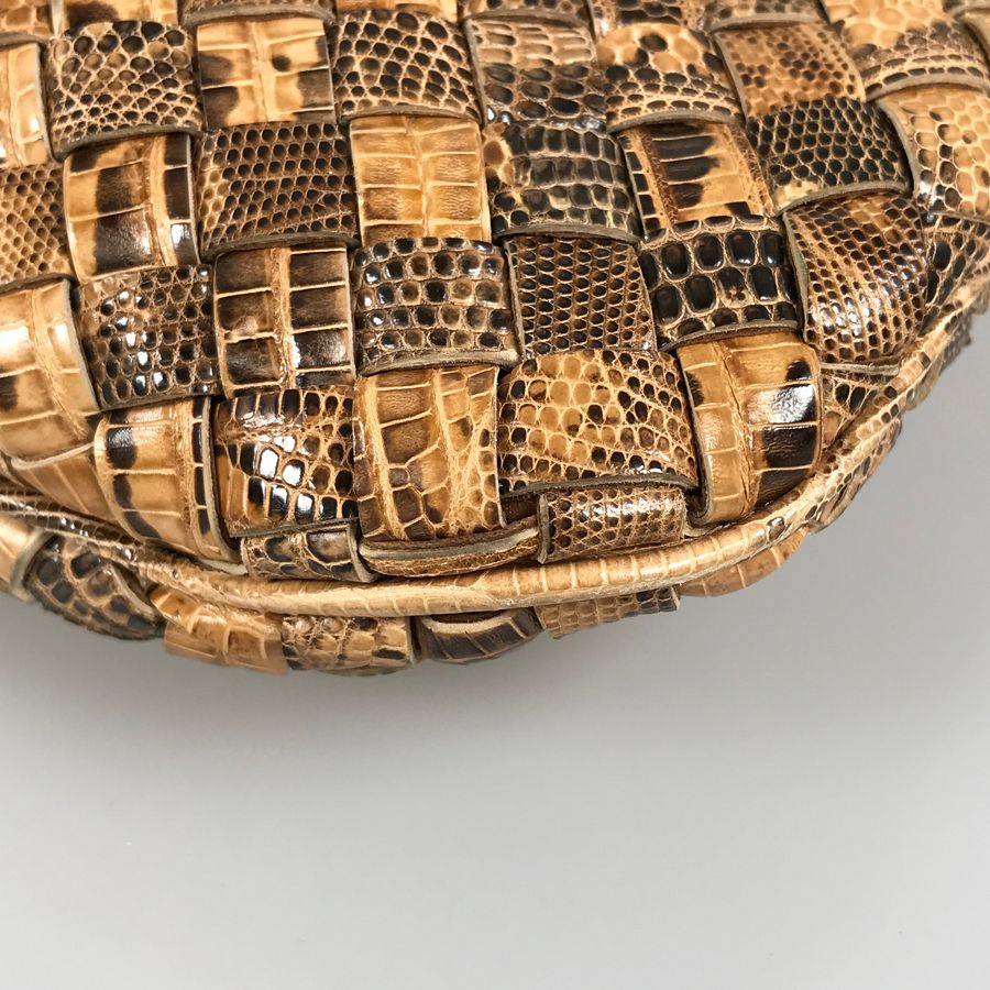 ボッテガヴェネタ BOTTEGA VENETA イントレチャート 水蛇 パイソン トートバッグ sh【中古】 ボッテガヴェネタ BOTTEGA VENETA イントレチャート 水蛇 パイソン トートバッグ sh【中古】