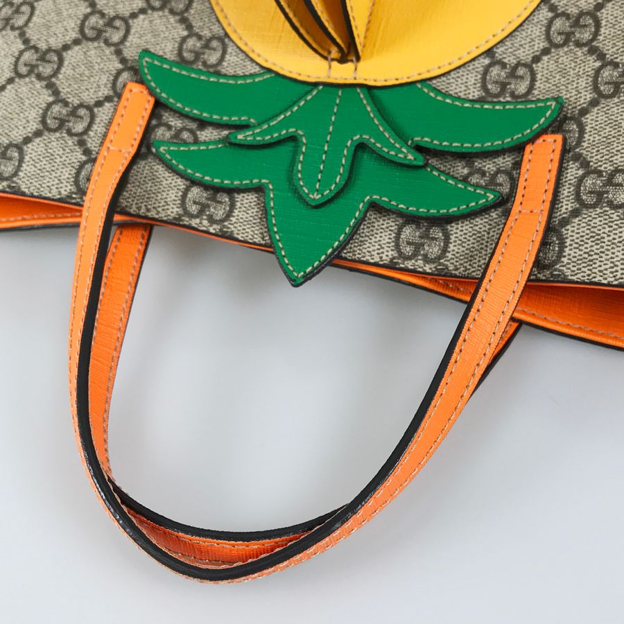 グッチ GUCCI GGスプリーム チルドレンズ 580840 PVC トートバッグ sh【中古】