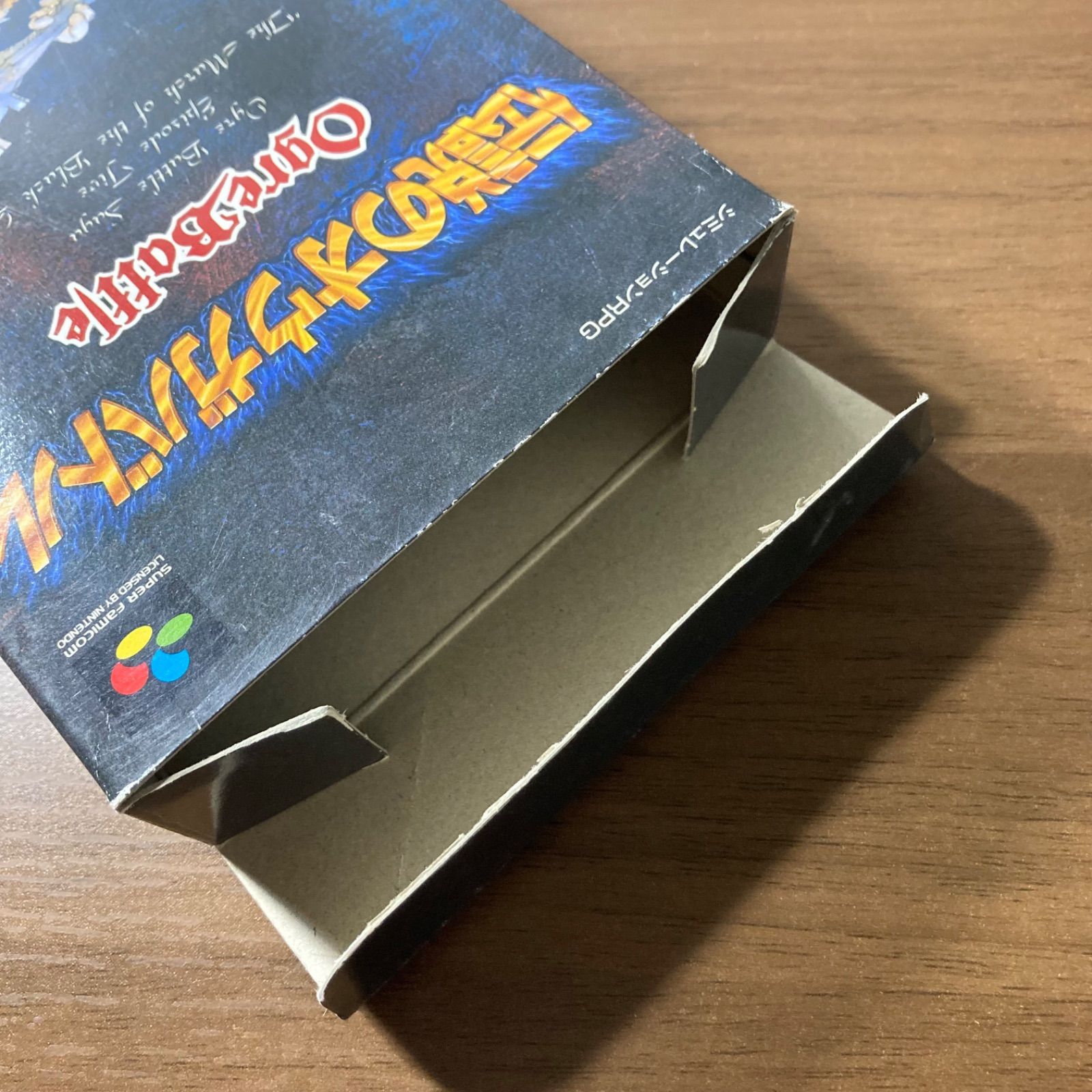 箱・説付き】 伝説のオウガバトル スーパーファミコン ソフト 箱付き