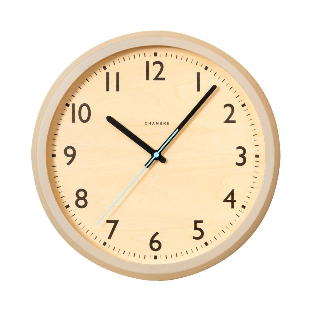 新品 CHAMBRE DROP CLOCK 電波時計 ウォームグレイ CH-039GY