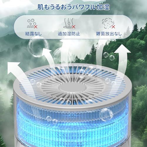 加湿器付き 空気清浄機 小型 12畳 脱臭 卓上 集じん hepa フィルター 花粉 ペット 除菌 アロマ対応 7色ライト付き 静音 省エネ ホコリ PM2.5 ウィルス アレルギー対策 ホワイト Demi Pro★ ac62230e 加湿器付き 空気清浄機 小型 12畳 脱臭 卓上 集じん hepa フィルター 花粉 ペット 除菌 アロマ対応 7色ライト付き 静音 省エネ ホコリ PM2.5 ウィルス アレルギー対策 ホワイト Demi Pro★ ac62230e