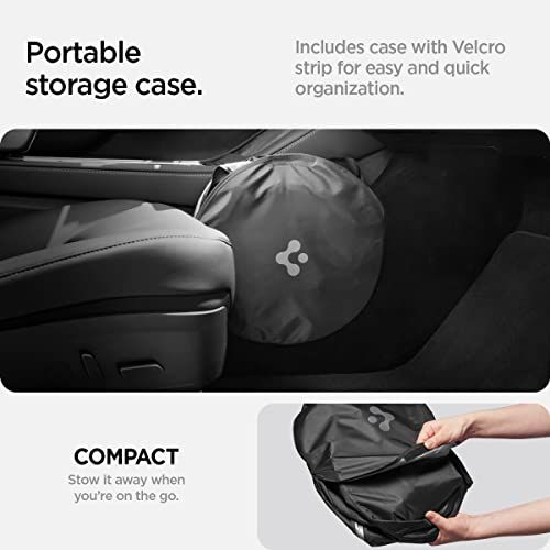 Spigen サンシェード Tesla Model Y Juniper (2025) Tesla Model 3 Highland (2025/2024) ガラスルーフ 前面 フロント UVカット 折りたたみ式 キャリーバッグ付き TO260 f8f967ff