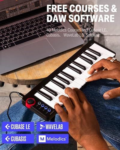 Donner MIDIキーボード 25鍵 USBコントローラー ミニ鍵盤 コンパクト ベロシティ対応 音楽制作 日本語取扱説明書 ブラック N-25★ bfc72ed3 Donner MIDIキーボード 25鍵 USBコントローラー ミニ鍵盤 コンパクト ベロシティ対応 音楽制作 日本語取扱説明書 ブラック N-25★ bfc72ed3