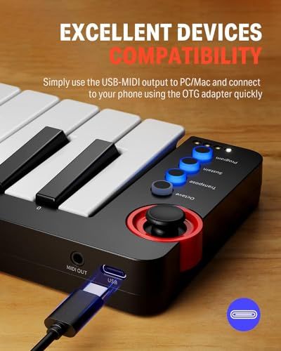 Donner MIDIキーボード 25鍵 USBコントローラー ミニ鍵盤 コンパクト ベロシティ対応 音楽制作 日本語取扱説明書 ブラック N-25★ bfc72ed3 Donner MIDIキーボード 25鍵 USBコントローラー ミニ鍵盤 コンパクト ベロシティ対応 音楽制作 日本語取扱説明書 ブラック N-25★ bfc72ed3