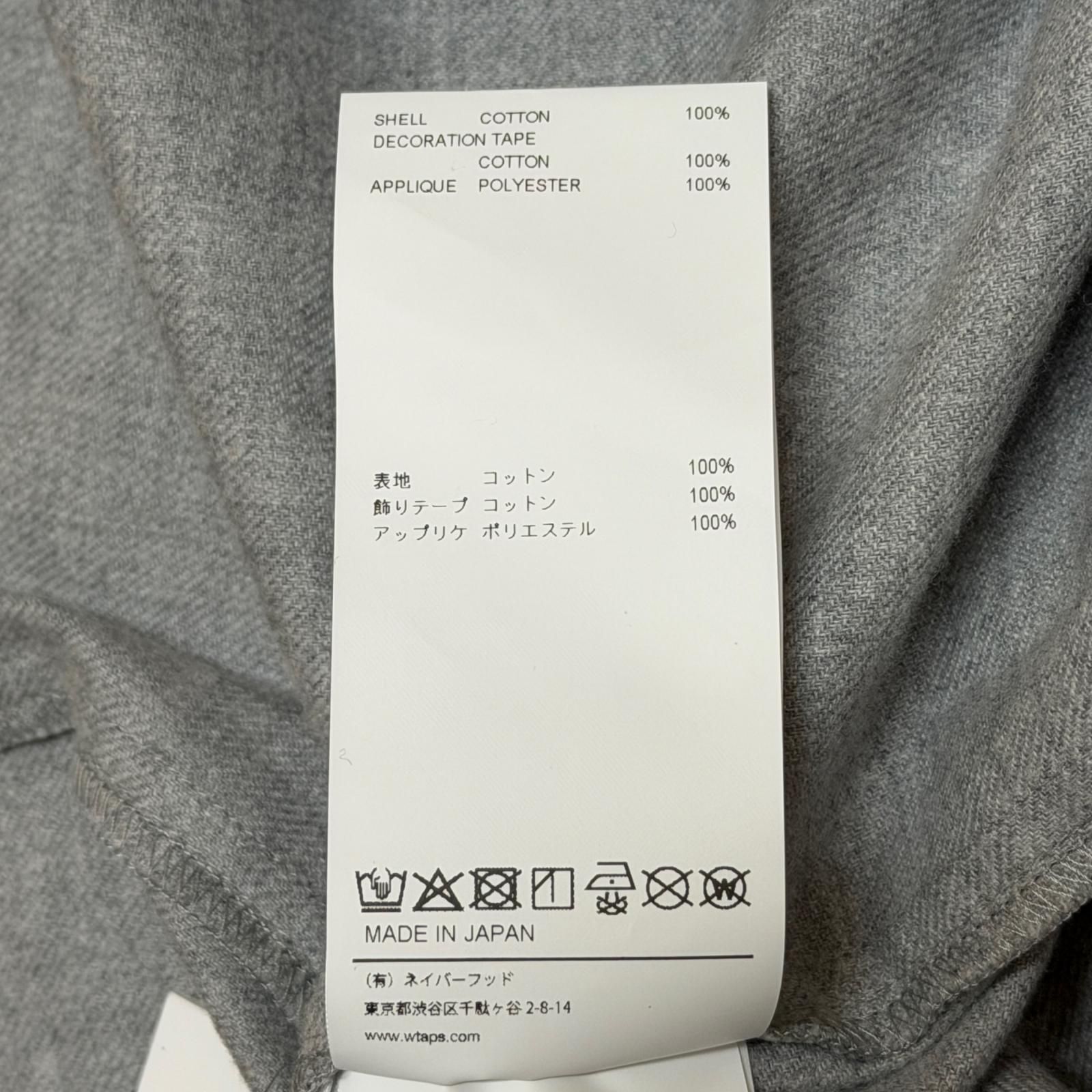 参考上代37400円 未使用 WTAPS 26SS LEAGUE / SS / COTTON. TWILL 