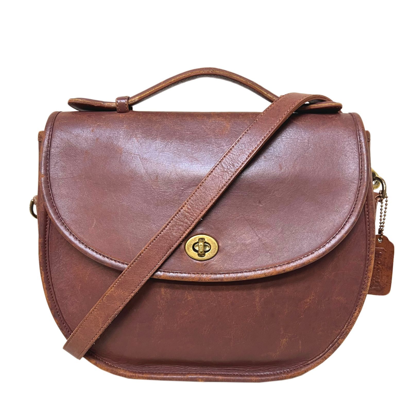 COACH オールドコーチ ハンドバッグ レザー ブラック グラブタンレザー COACH コーチ バッグ オールドコーチ 3101 2WAY グラブタンレザー ミニ