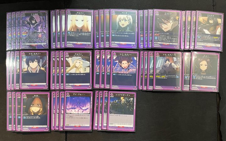 【デッキ】陰の実力者になりたくて！紫 シャドウガーデン 【UNION ARENA】① ユニアリ