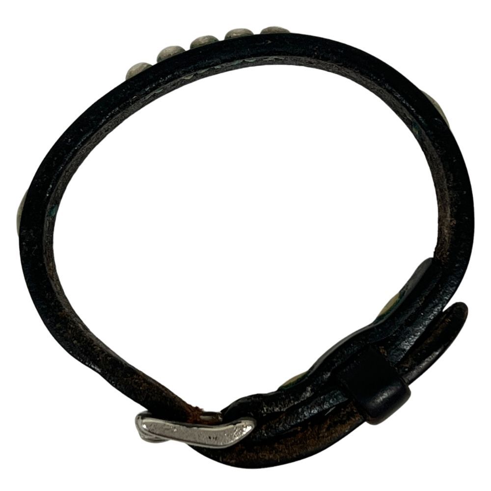 WOLF'S HEAD ウルフズヘッド 10MM スタッズ レザー ブレスレット