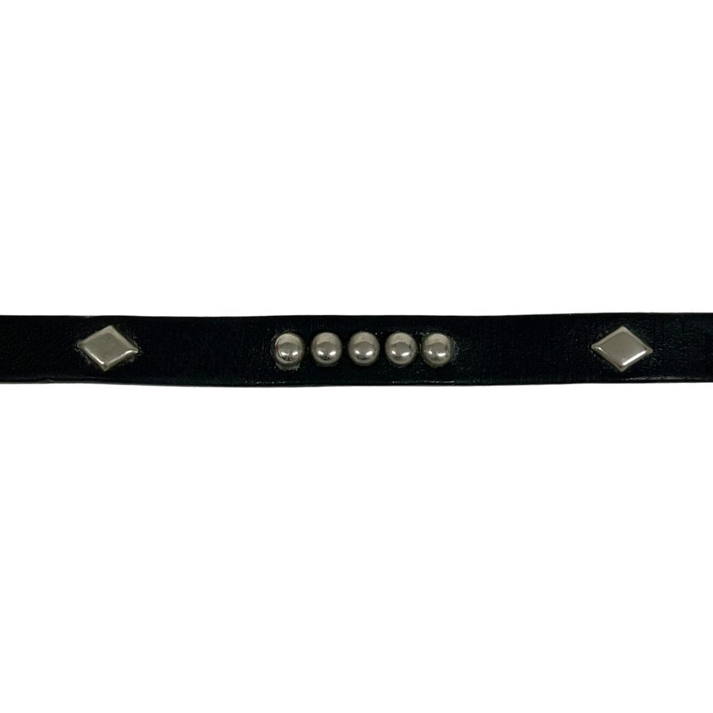 WOLF'S HEAD ウルフズヘッド 10MM スタッズ レザー ブレスレット