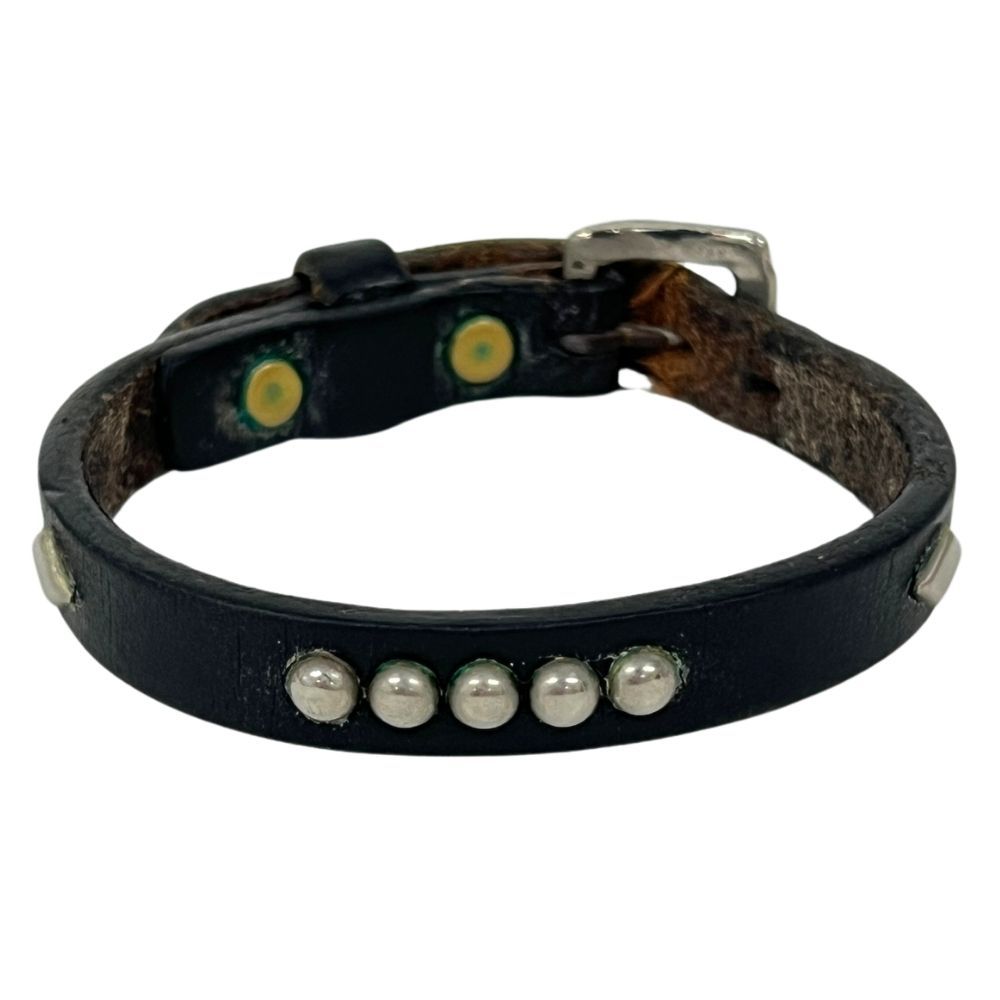 WOLF'S HEAD ウルフズヘッド 10MM スタッズ レザー ブレスレット