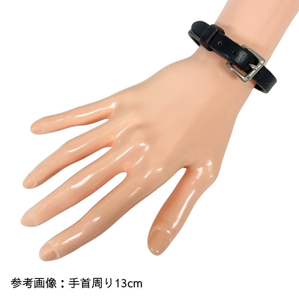 WOLF'S HEAD ウルフズヘッド 10MM スタッズ レザー ブレスレット