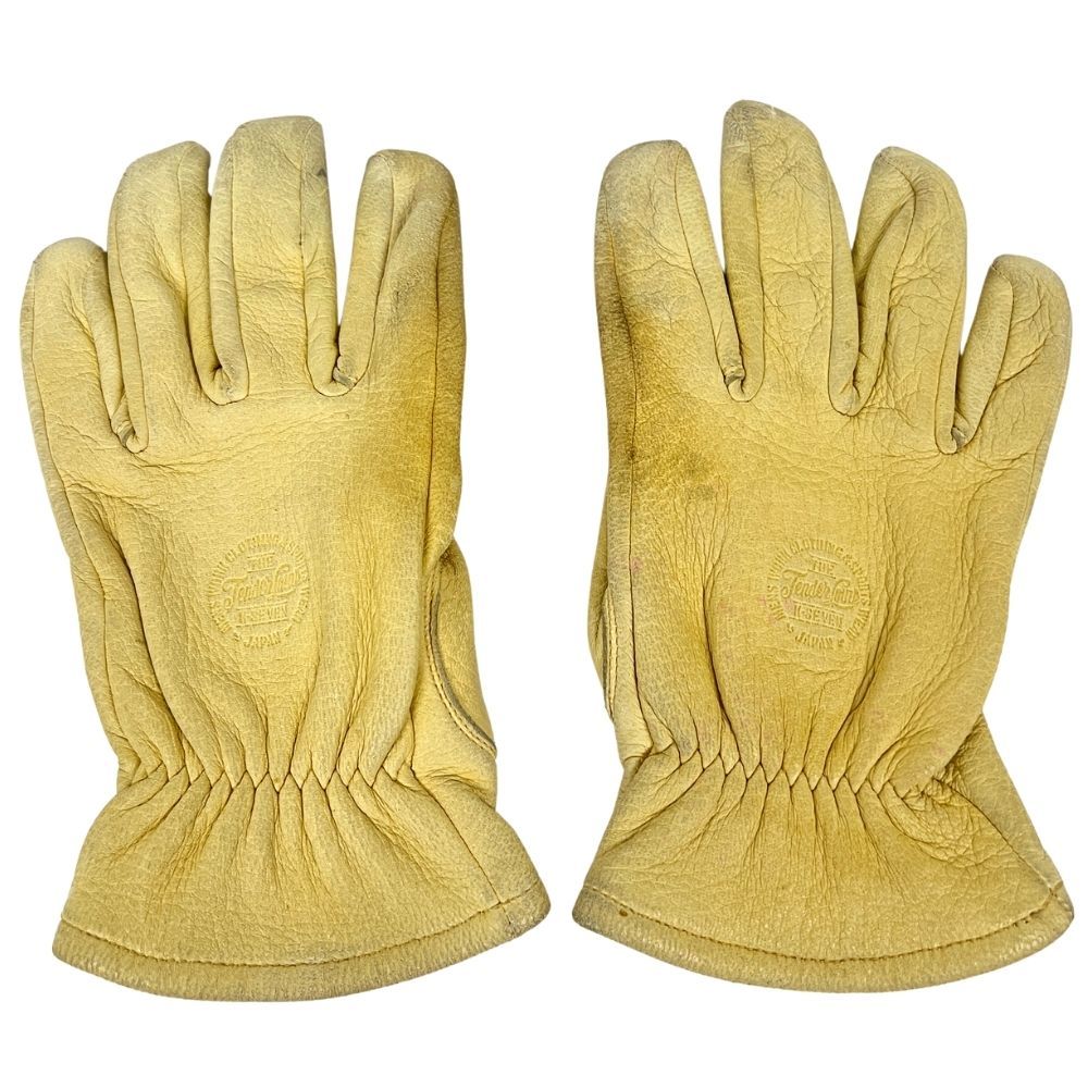 TENDERLOIN テンダーロイン DEERSKIN レザー グローブ TENDERLOIN テンダーロイン ディアスキン レザーグローブ イエロー