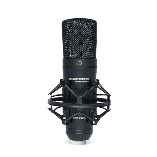 Marantz Professional USBコンデンサーマイク ゲーミング DTM DAW録音 配信用 ボーカル レコーディング ショックマウント、保管用ケース付属 マランツプロ MPM2000U(沖縄・離島の方発送不可)) 3b6885e5