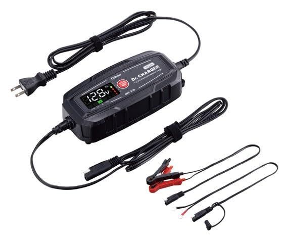 セルスター バッテリー充電器 DRC-310 デジタルディスプレイ搭載 6V / 12V対応 出力電流(最大):0.8A/1.5A/3A 自動充電制御 パルス充電機能 フロート充電+サイクル充電 簡単操作 CELLSTAR(沖縄・離島の方発送 98eee26a