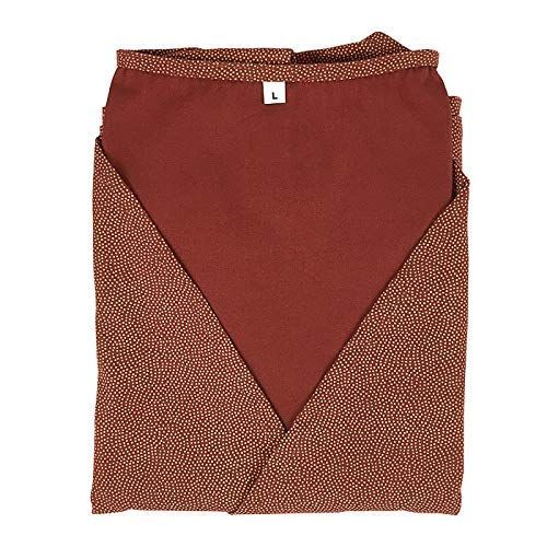 茶器/茶道具・おけいこ着/ベスト　茶の湯の友　Ｌサイズ　１．あずき色