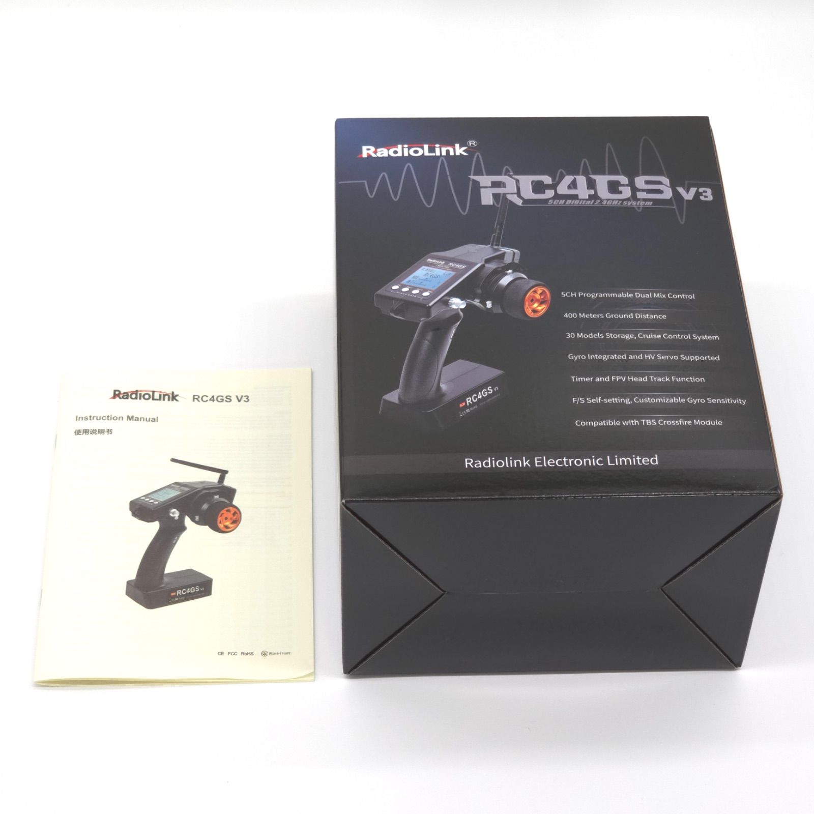 Radiolink RC4GS V3 5CH プロポセット R6FG受信機 技適マーク付き