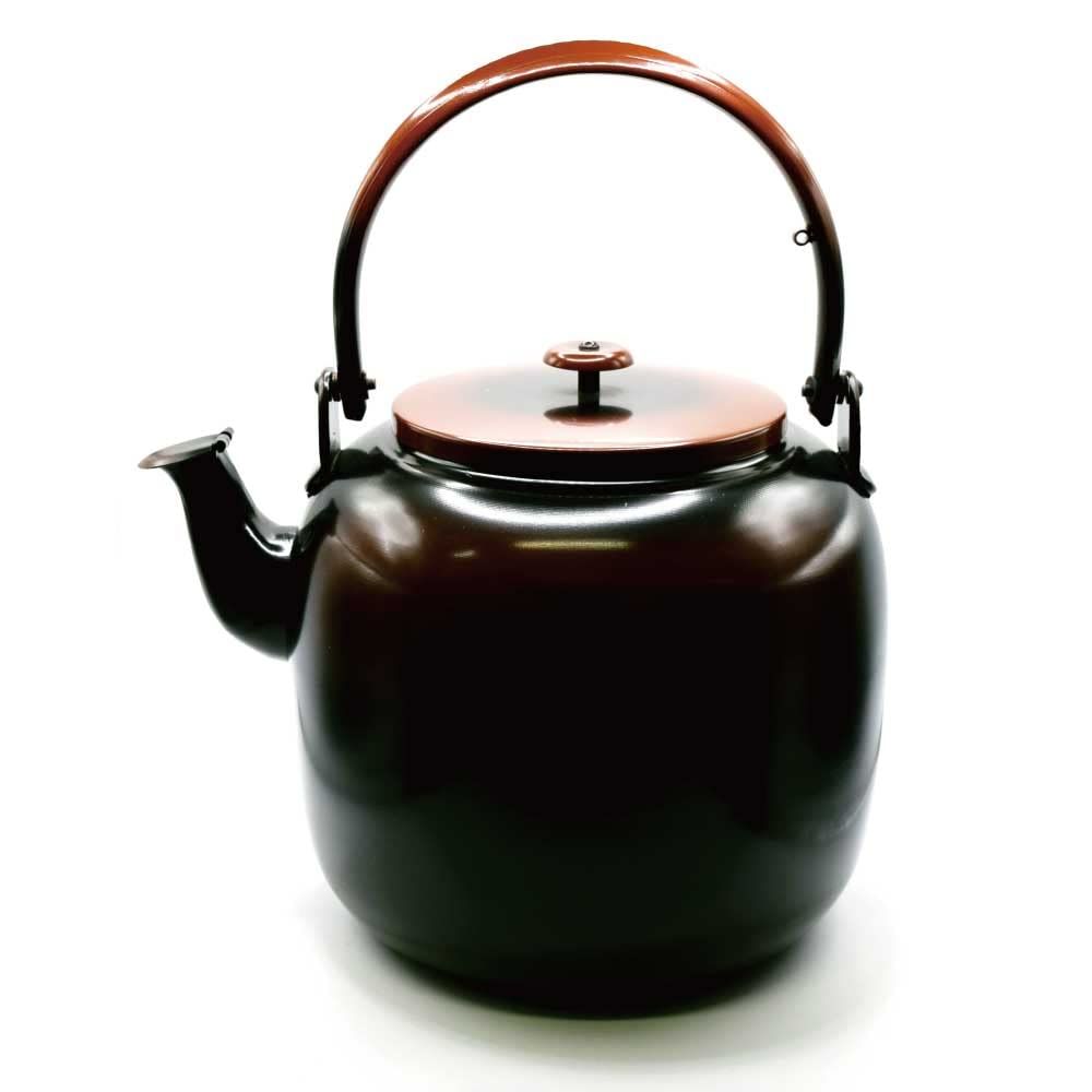 利休形 腰黒薬缶 腰黒やかん 水注 水次 口蓋有 裏千家 [口蓋有]