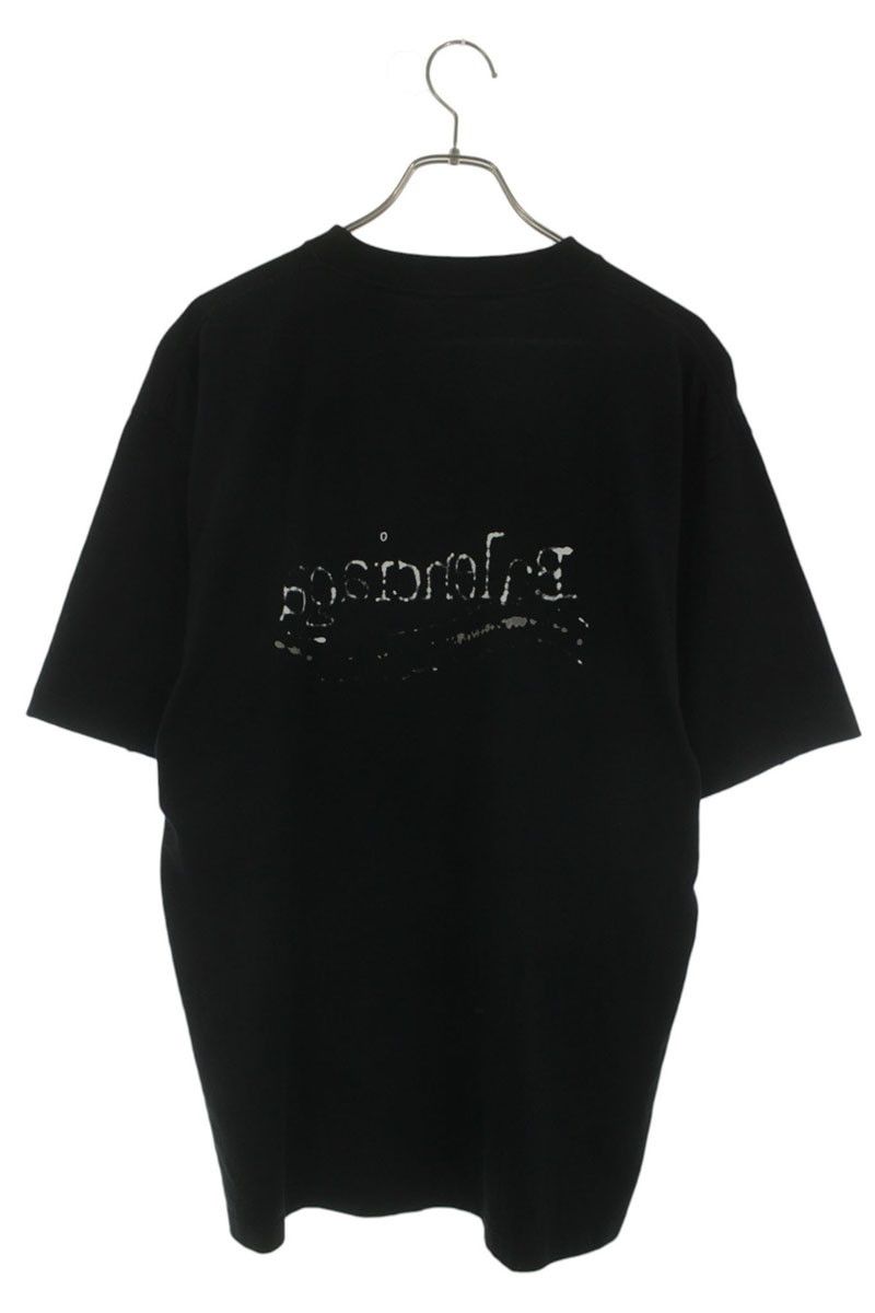 バレンシアガ 641655 TNVE7 ポリティカルロゴTシャツ メンズ XXS