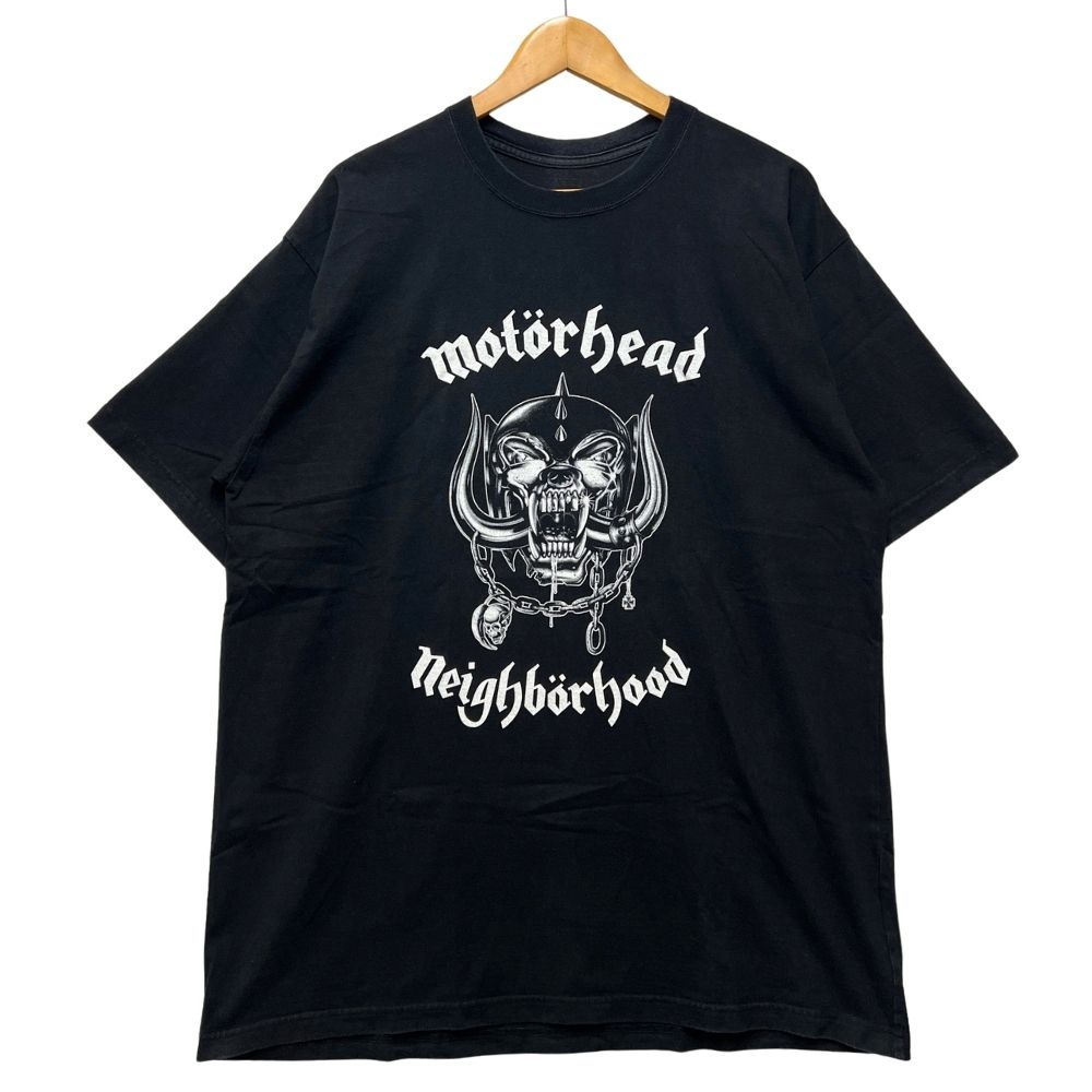 NEIGHBORHOOD ネイバーフッド motorhead プリント 半袖Ｔシャツ ブラック サイズ XL 正規品 / 55151