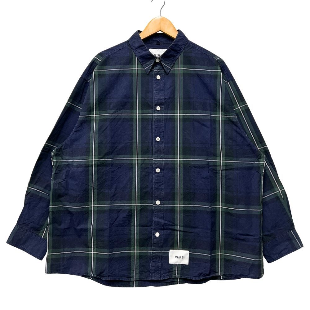 WTAPS ダブルタップス 24SS TXT 01 / LS / Cotton. Broadcloth