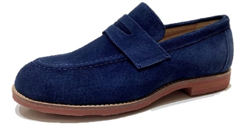 新品 [ハッシュパピー] フラットローファー L-2381T レディース BRAVE NAVY 25.0 cm