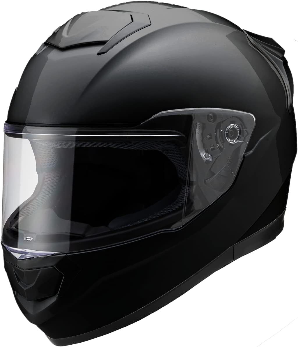 新品 【コスパと信頼のYHシリーズ】 山城(yamashiro) 山城ヘルメット バイク用 フルフェイスヘルメット YH-002 マットブラック Lサイズ(59~60cm) 全排気量対応 インナー脱着可能 アジアンフィット YH-002M.BK/L