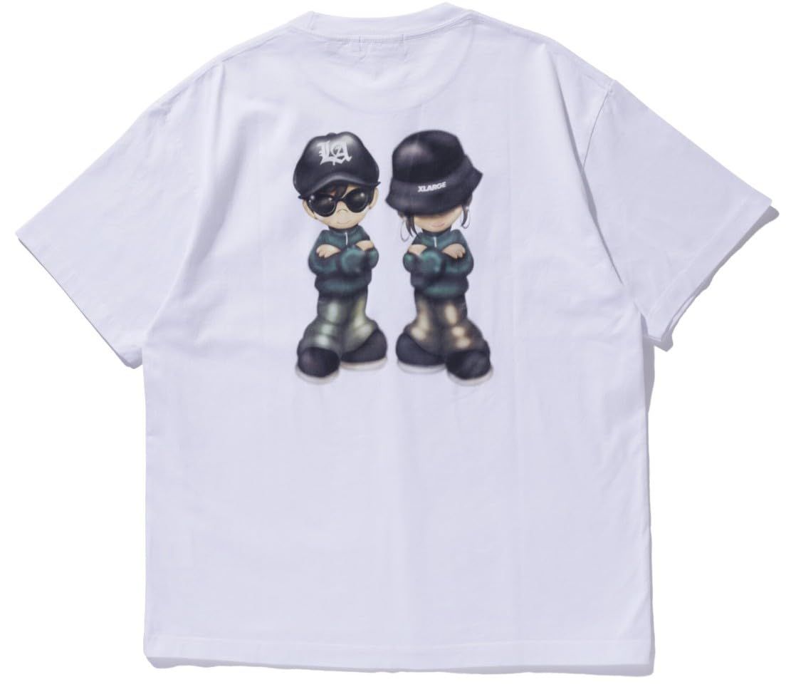 新品 キッズショートスリーブティー KIDS S/S TEE 101252011021 WHITE L