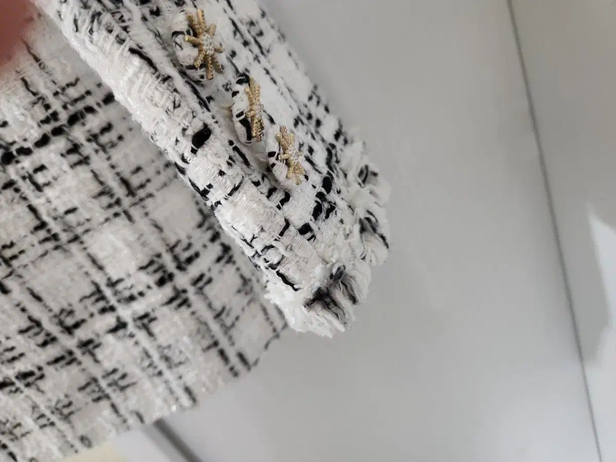 新品) HELDER ツイード ジャケット 白
