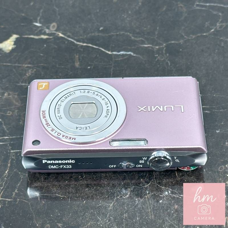 カメラ Panasonic LUMIX DMC-FX33 ピンク 810万画素 光学3.6倍ズーム