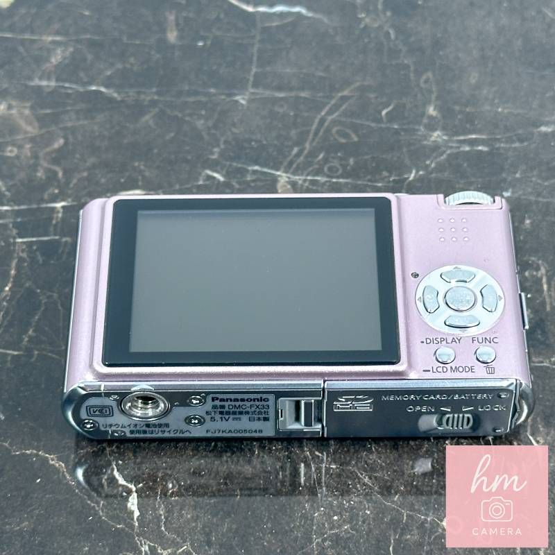 カメラ Panasonic LUMIX DMC-FX33 ピンク 810万画素 光学3.6倍ズーム