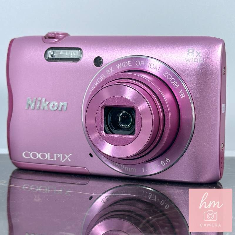 Nikon COOLPIX A300 ピンク 2005万画素 光学8倍ズーム 広角25mm Wi-Fi Bluetooth SnapBridge コンパクトデジタルカメラ ニコン クールピクス
