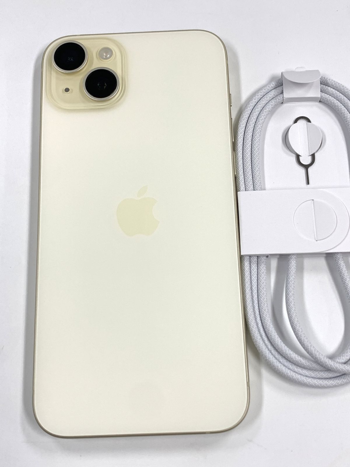バッテリー90% SIMフリー iPhone15 Plus 256GB イエロー
