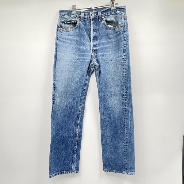 【中古】90s LEVI'S 501 刻印546 デニムパンツ USA製 W33 L32 リーバイス[17]