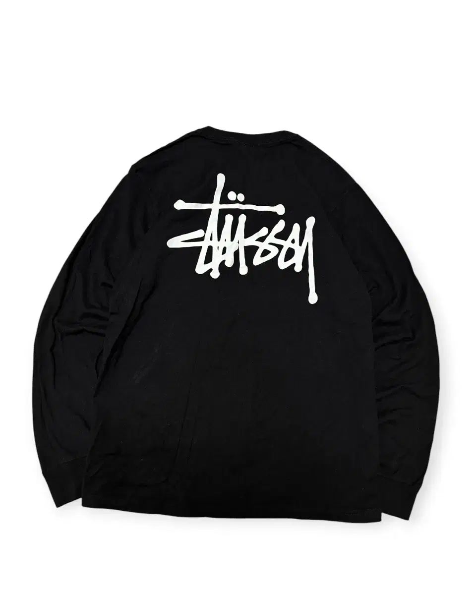 STUSSY BIG STOC BLACK LONG SLEEVE 7,532円