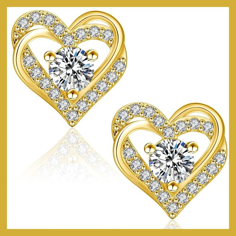 KRKCモアサナイト ピアス：ピアス ギフト 誕生日ギフト シルバー925 0.3ct/0.5ct 金属アレルギー対応 ダイヤモンド 華奢モアッサナイト キラキラ レディースジュエリー 両耳用 Dカラー VVS1 クリスマスプレゼント GRA証明カード付き（双